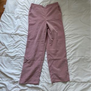 comfy muted pink corduroy oversized pants
